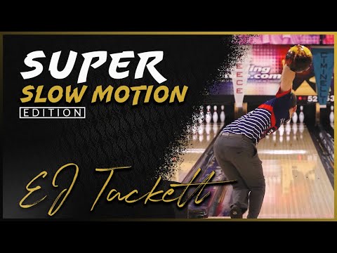 EJ Tackett Super Slow Motion Bowling Release (So Smooth!)