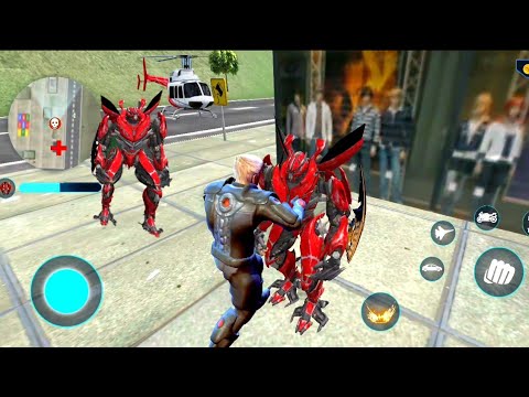 Optimus Prime Multiple Transformation Jet Robot Car Game 2020 - Android Gameplay