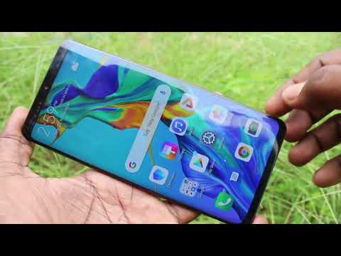 How to hide notch display in Huawei P30 Pro