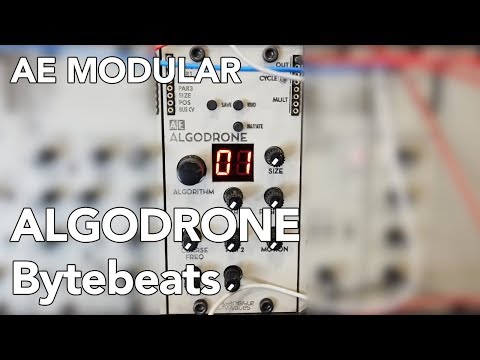 AE Modular - Algodrone Bytebeat Module Sound Demo @ Superbooth 2019 #TTNM