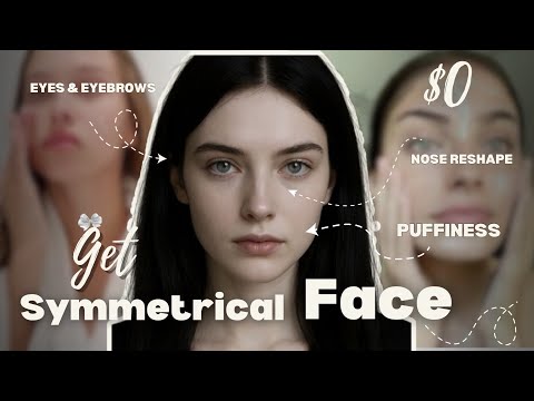 7 minutes to improve your FACIAL HARMONY 🍒 || Puffiness, face fat, asymmetrical face, etc ||