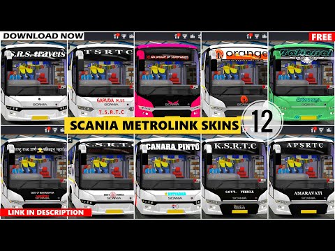 Scania Metrolink 13.7m bus skinpack video thumbnail