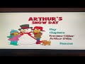 Arthur Arthur S Snow Day DVD Menu Walkthrough 2003