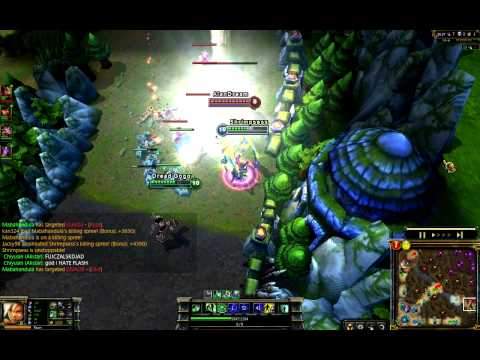 Shrimpsess' escapes Galio's ult with Riven's Ki Burst