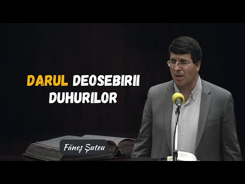 Fănel Șuteu | LIVE | Darul deosebirii duhurilor -1 Corinteni 12:10