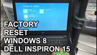 How to ║ Restore Reset a Dell Inspiron 15 P40F to Factory Settings ║ Windows 8