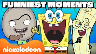 Rock Paper Scissors React To SpongeBob's Funniest Moments! 🤣 | Digital Exclusive | Nicktoons