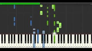 How Do I Say Goodbye - Dean Lewis | Adelina Piano synthesia tutorial