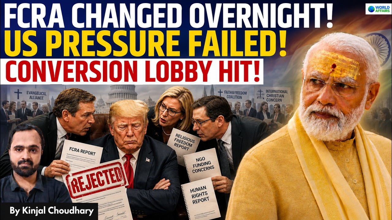 India Begins FCRA Crackdown - Hidden Foreign Funding Networks Exposed! US Pressure Rejected | Kinjal
