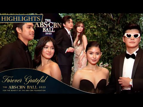 The stellar looks of FranSeth, DonBelle and LoiNie on the red carpet ABS-CBN Ball 2023 Highlights