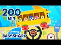 3 HOUR Baby Shark S Wheels On The Bus Compilation Story For Kids Baby Shark Official