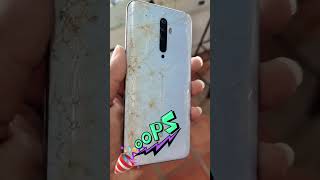 Oppo Reno 2F Brocken LCD And Back Cover😍 #shorts #phonerepair #mienhmediaofficail
