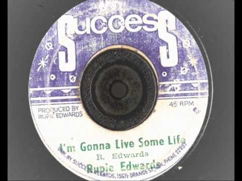 Rupie Edwards - I'm Gonne Live Some Life - Success Records -  rocksteady