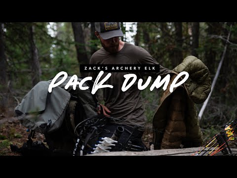 Pack Dump - 3 Day Archery Elk Hunt with SG's Zack Boughton