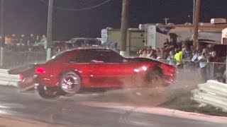 Mustang SMASHES Through Race Track Barrier!?