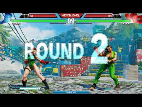 SF5 @ NLBC v.4 - Flux (Cammy) vs Rhys (Laura) [720p/60fps]