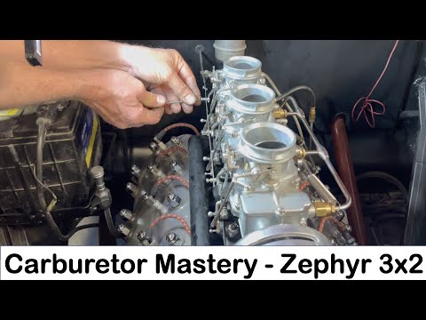 1938 Zephyr Part 51 Carburetors Three Duce Setup gets Tuned by Dave @ Chuck's Speed, Phoenix AZ