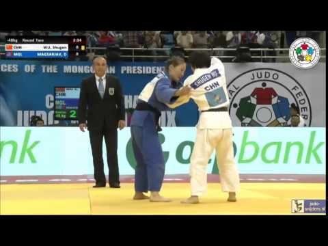 Judo 2014 Grand Prix Ulaanbaatar: Wu (CHN) - Magsarjav (MGL) [-48kg]