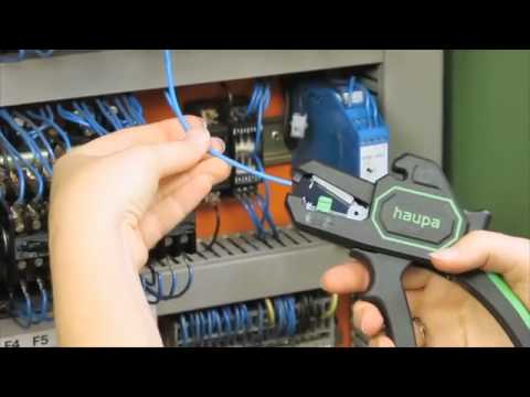 HAUPA 210696 Automatische Abisolierzange / Automatic wire stripper