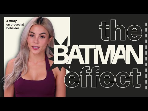 When Batman shows up, people act better