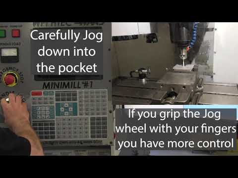 Set X/Y Work Offsets in HAAS Mini Mill using Renishaw Probe Bore Macro with OMP40 Spindle Probe