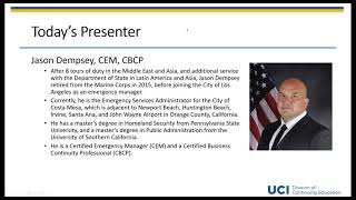 Disaster Preparedness & Mitigation lead to Resiliency (9/24/21)