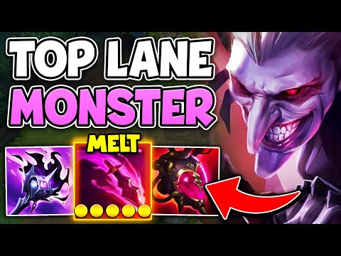 PINK WARD SHACO IS THE ULTIMATE TOP LANE BULLY!! (HUGE TOP GAP)