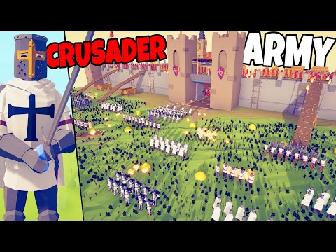 Huge CRUSADER ARMY Siege of JERUSALEM CASTLE! - New TABS Map Creator Update!