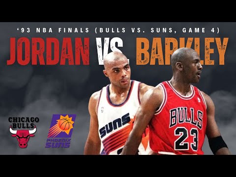 93 NBA FINALS (BULLS VS. SUNS, GAME 4), JORDAN VS. BARKLEY