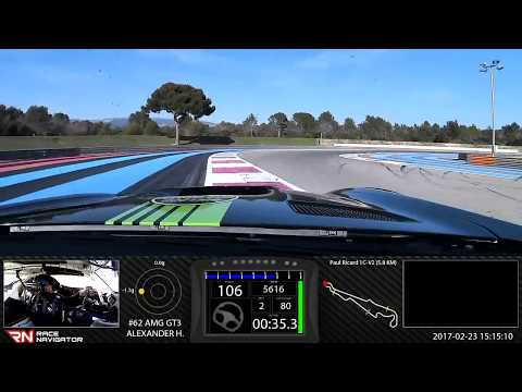 GT3 Paul Ricard Onboard Mercedes AMG GT3 2:06:10 Driver Martin Konrad