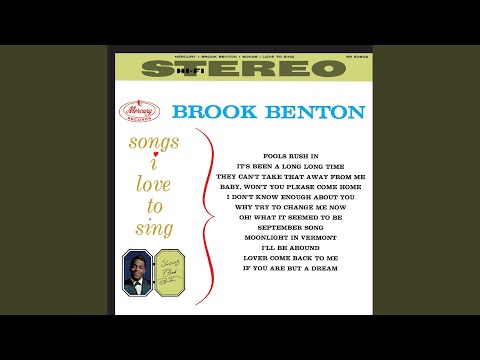 Fools Rush In (Where Angels Fear To Tread) by Brook Benton