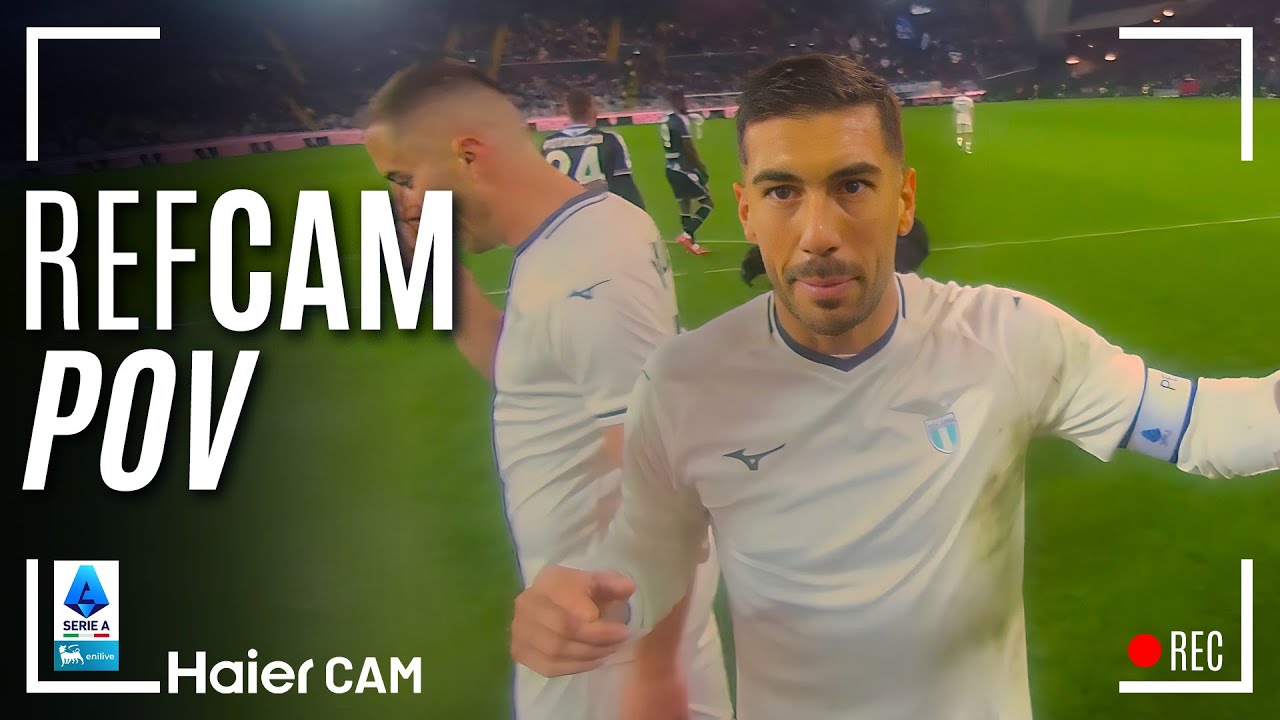 REF CAM POV: You Are The Referee in Udinese-Lazio | HAIER CAM | Serie A 2025/26