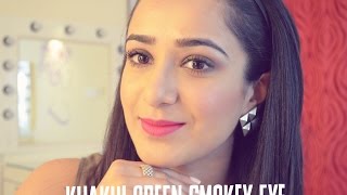 Image for video on Khakhi Green Smokey Eye | Daywear Smokey Eye by Tejasvini Chander
