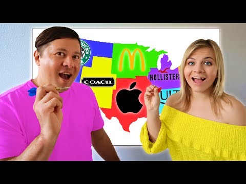 Throwing a DART at a Map & BUYING Whatever It Lands On!!