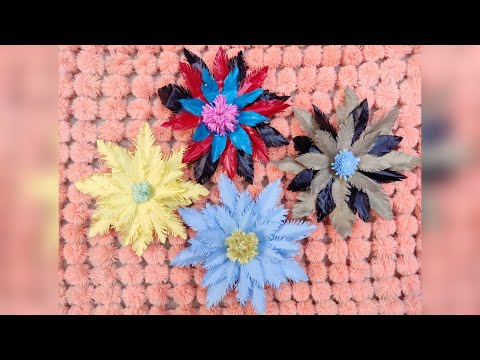 Easy Winter ❄️ flower 💐 ||diy|| ||Fun with Samreen||