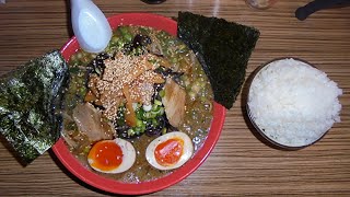 【飯動画】　皿倉山ラーメン大盛り＋ごはん（大）　「天晴」