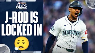 Julio Rodríguez starts things off early AGAIN for the Mariners with a two-run home run 😱