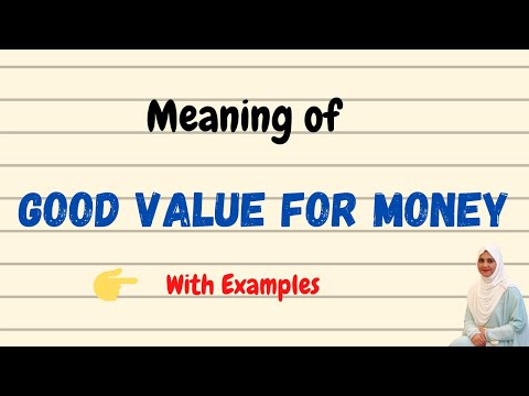 Daily vocabulary | Good Value for money Meaning | Vocabgram