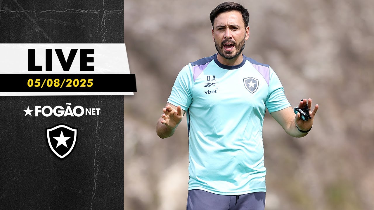 LIVE | Botafogo se prepara para decisão na Copa do Brasil; Kaio Pantaleão e Cuiabano são desfalques