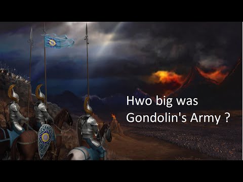 How big was Gondolin's Army?