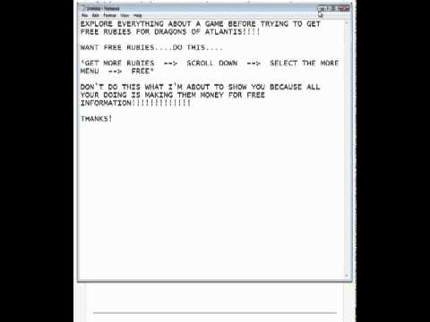 comment gagner des rubis dans dragon of atlantis