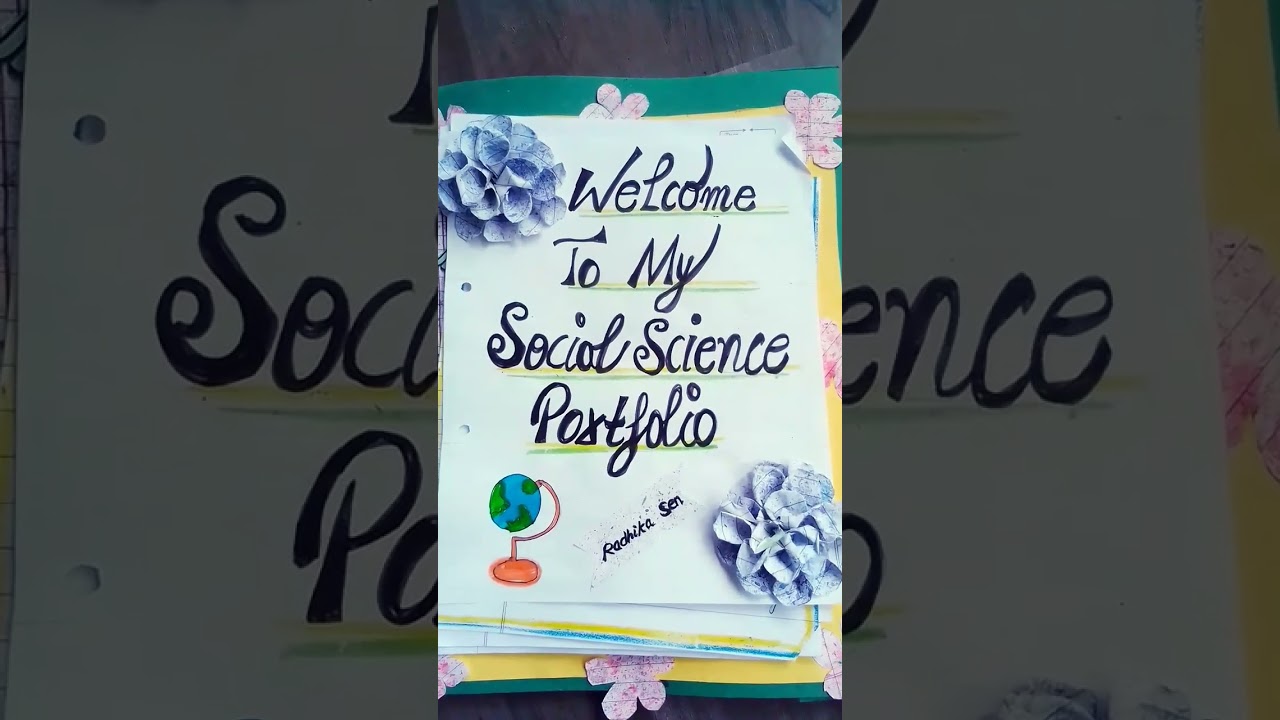 # social science portfolio class 10