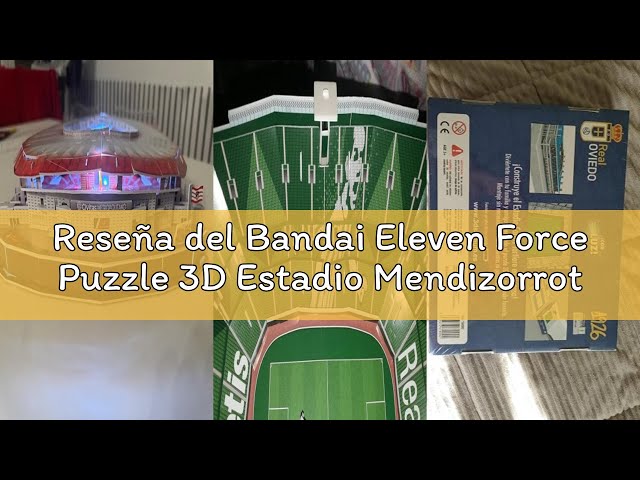 Vídeo relacionado con BANDAI - Eleven Force Puzzle 3D Estadio Los Cármenes (Granada Club de Fútbol) (EF10841)
