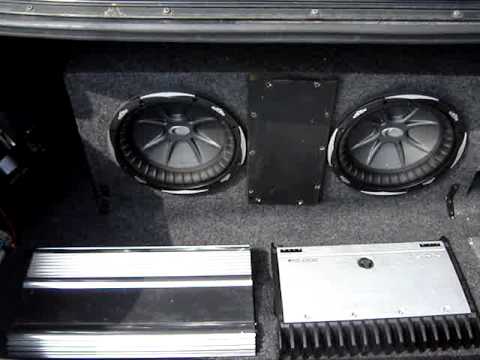 2- 10 inch kicker cvx subs maxing out