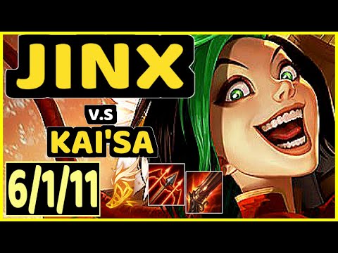 GHOST (JINX) vs KAI'SA - 6/1/11 KDA BOTTOM ADC CHALLENGER GAMEPLAY - KR