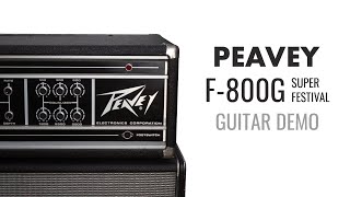 Video thumbnail for 1970s Peavey F-800G Super Festival Series 800 Amp  [Rock + Stoner/Doom Sound Demo] by Caleb Andresen