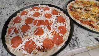 Delmoko's Making Pizza And Wings for dinner 🍕