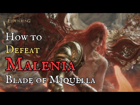 Elden Ring | Malenia, Blade of Miquella / Malenia, Goddess of Rot | Boss Fight (4K)