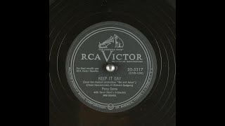 KEEP IT GAY   Perry Como  From the musical production Me and Juliet