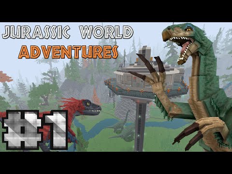 Exploring the Biosyn Valley - Minecraft Jurassic World Adventures | Ep1